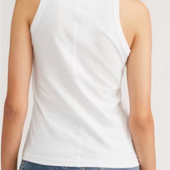 Everlane Organic Cotton High Neck Tank Top XXS Worn Once! - Picture 6 of 10